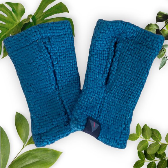 ZOLNAR Accessories - ZOLNAR Knit Fingerless Gloves / Gauntlet - Teal sz Small NWOT